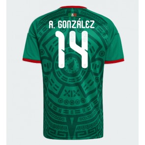 Mexico Armando Gonzalez #14 Hjemmebanetrøje VM 2026 Kortærmet